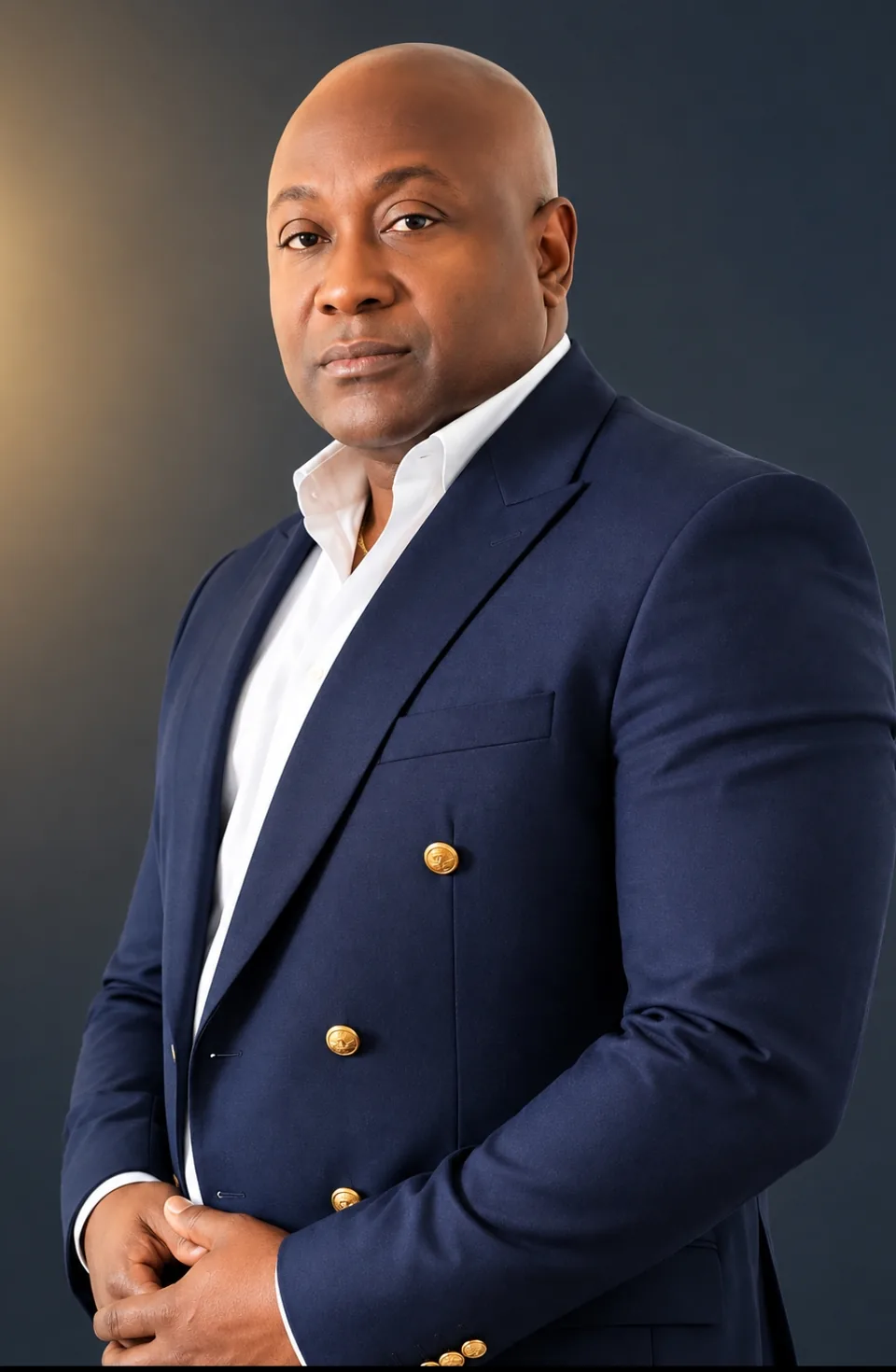 Denis Guiose, président d'UNIVERS FLY SAS, en portrait, veste marine sur chemise blanche.